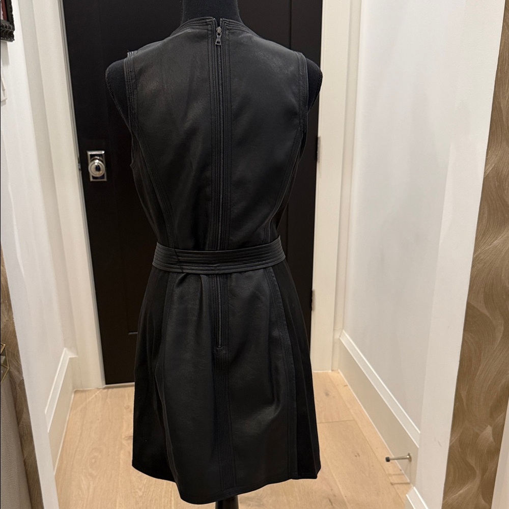BCBGMaxAzria Black Sleeveless Wrap Dress - Picture 4 of 7